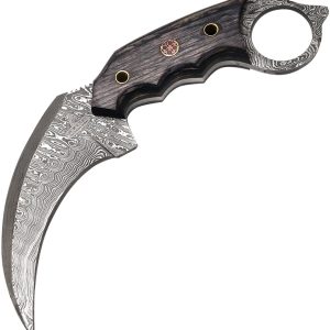 Damascus Karambit Black