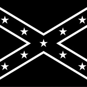Confederate Black/White Flag