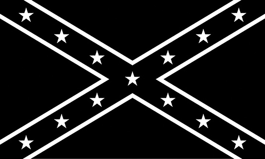 Confederate Black/White Flag