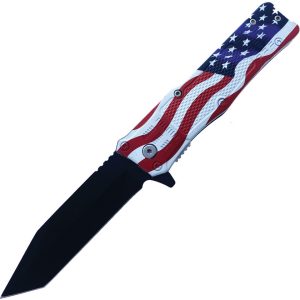 Linerlock US Flag A/O