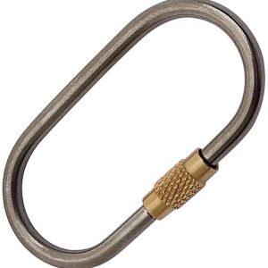 Ti Oval Keyring
