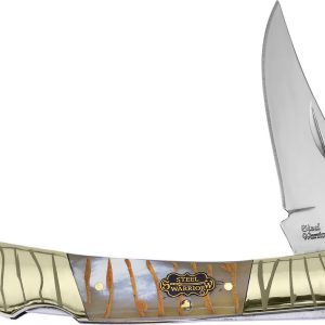Frost Cutlery Barracuda Lockback Tiger Bone FSW100TG product image