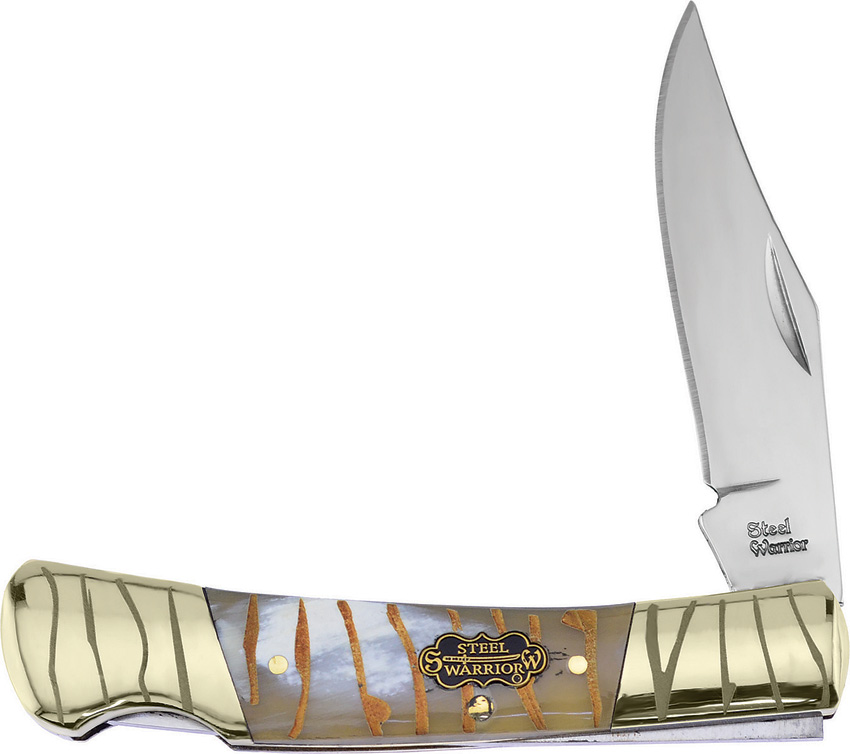 Barracuda Lockback Tiger Bone