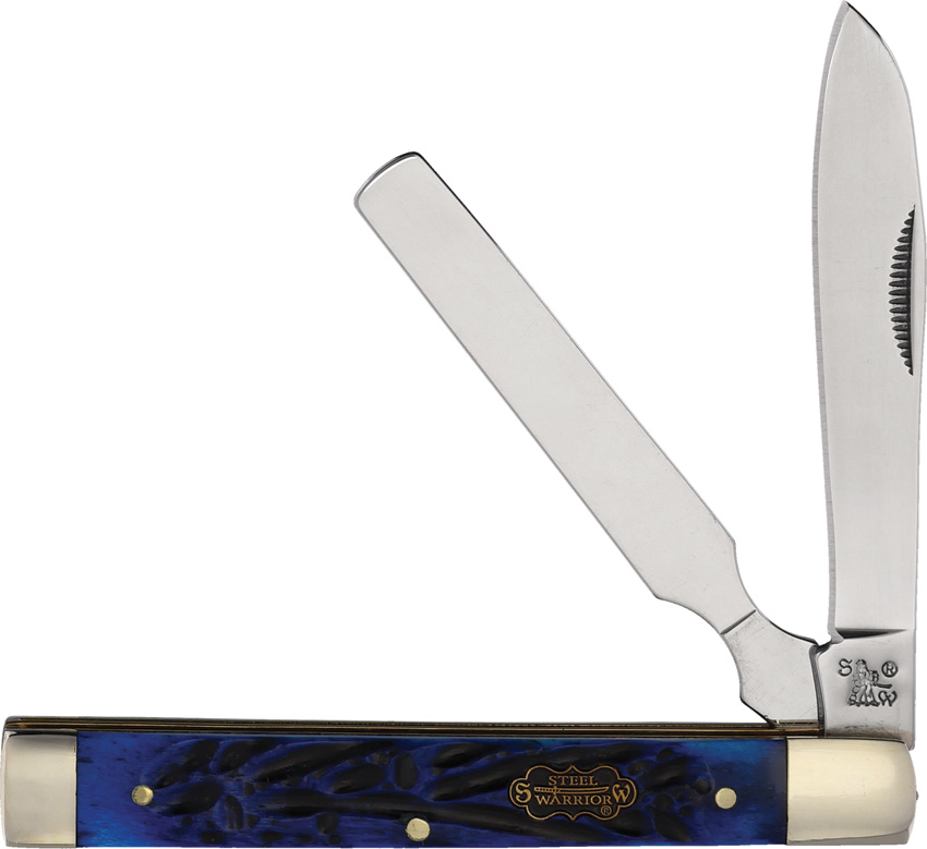Doctors Knife Blue Jig Bone