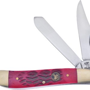 Dog Leg Trapper Dark Red