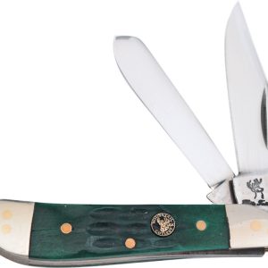 Dog Leg Trapper Green Bone