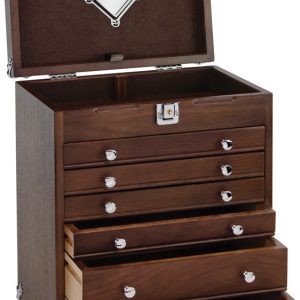 6-Drawer Collector's Chest Oak