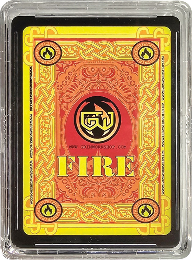 Playing Cards Fire Starting
