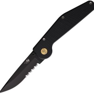 Auto Button Lock DP Serrated