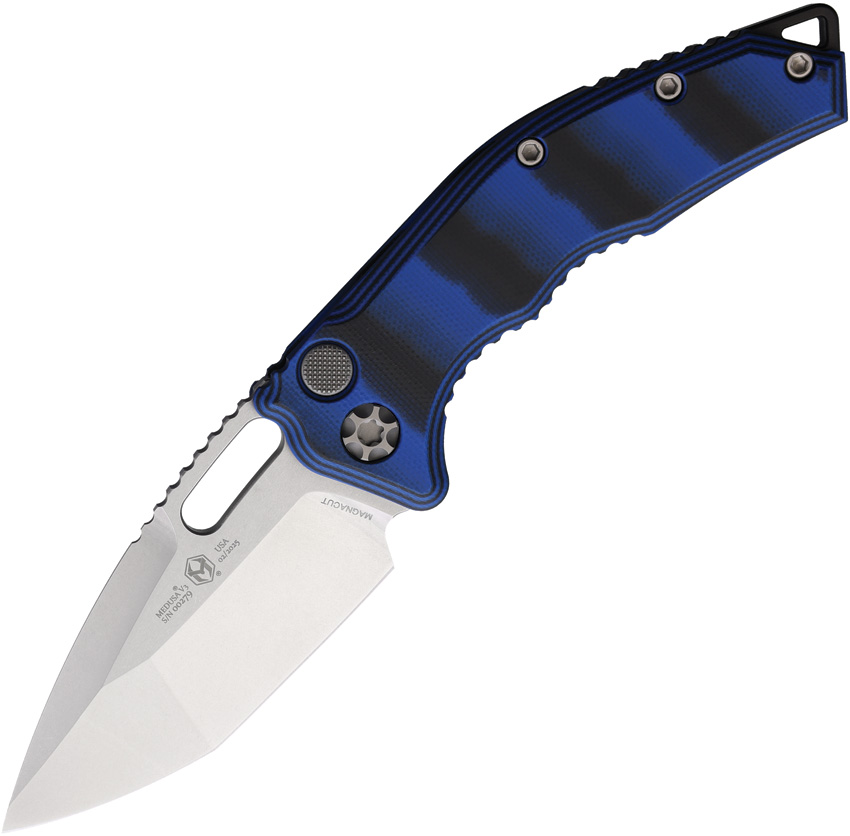 Auto Medusa Button Lock Blue