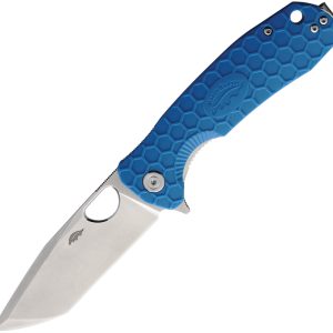 Large Linerlock Tanto Blue