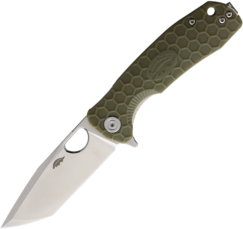 Medium Linerlock Tanto Green