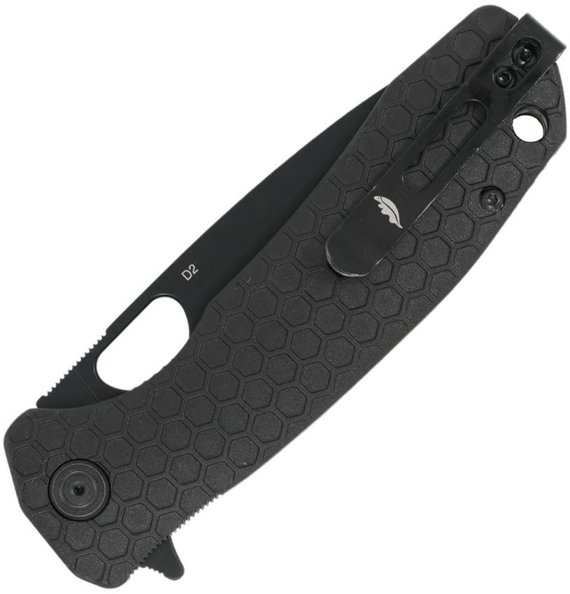 Honey Badger Knives Large Drop Point Black D2 HB1350 product image