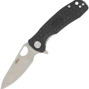 Honey Badger Knives Small Leaf Black 14C28N HB1581 product image