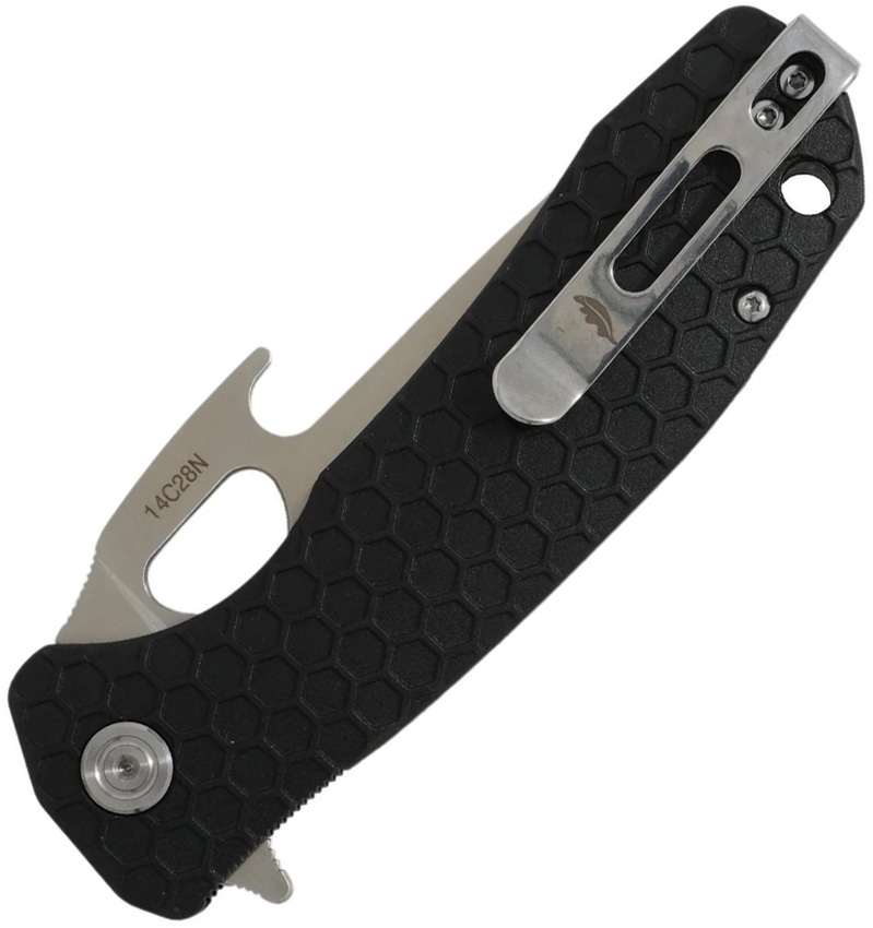 Honey Badger Knives Large Opener Black 14C28N HB1681 product image