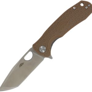 Honey Badger Knives Medium Tanto Tan 14C28N HB1732 product image