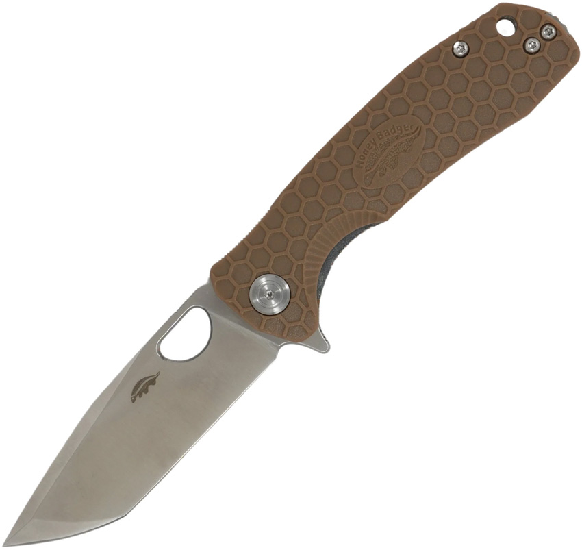 Honey Badger Knives Medium Tanto Tan 14C28N HB1732 product image