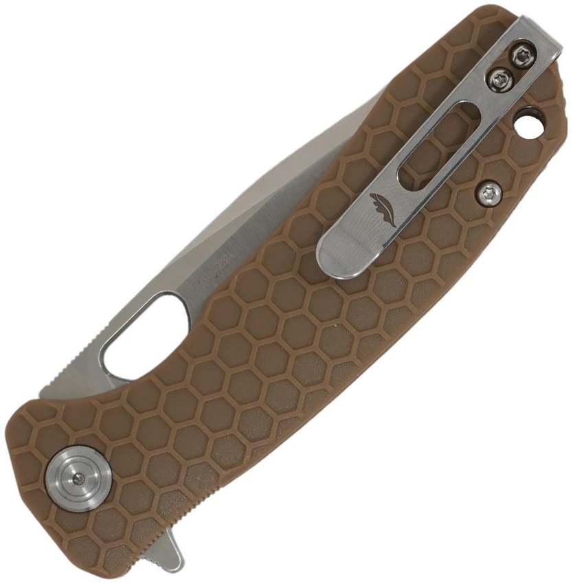 Honey Badger Knives Medium Tanto Tan 14C28N HB1732 product image