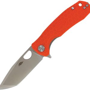 Honey Badger Knives Medium Tanto Orange 14C28N HB1736 product image