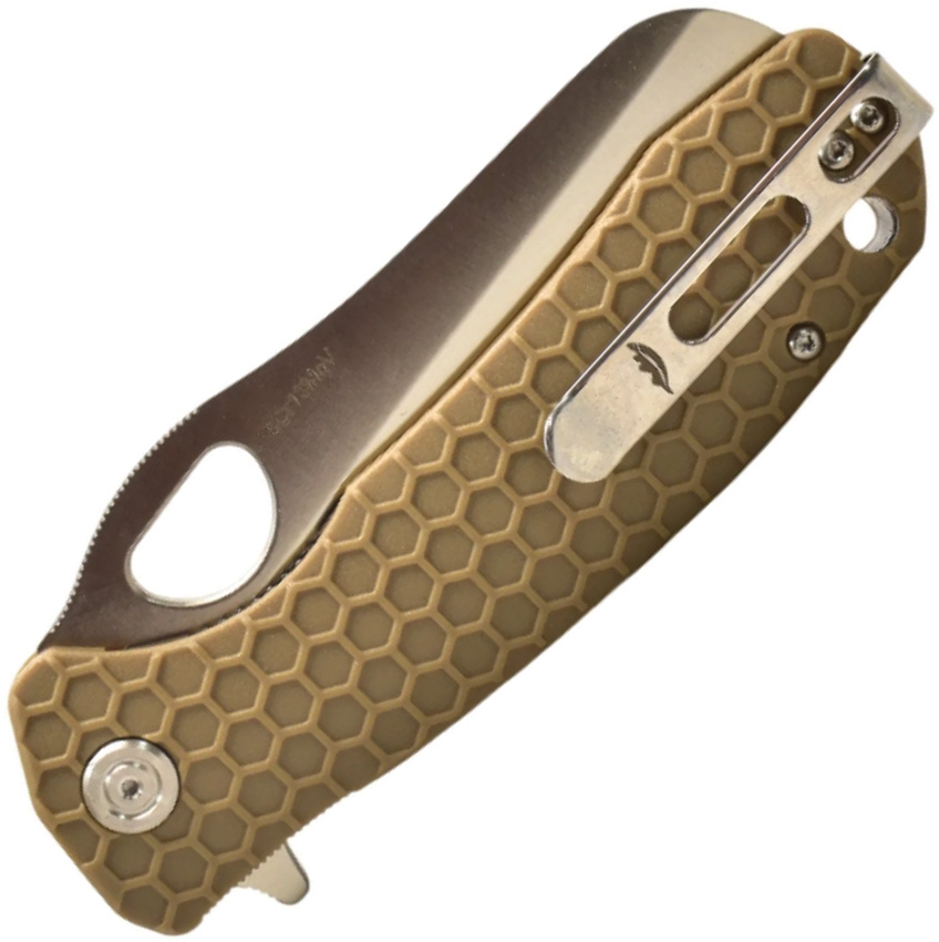 Honey Badger Knives Large Rescue Tan 8CR13MoV HB1742 product image
