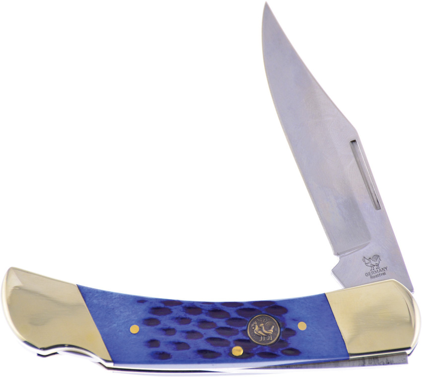 Lockback Blue Pick Bone