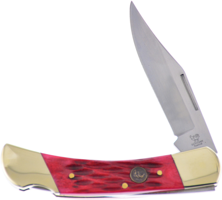Lockback Red Pick Bone
