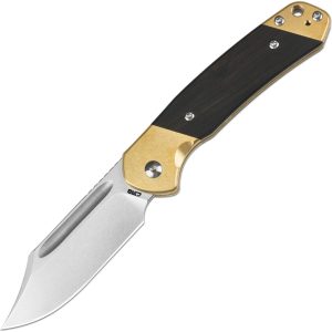 Bowie Pyrite Slip Joint Brass