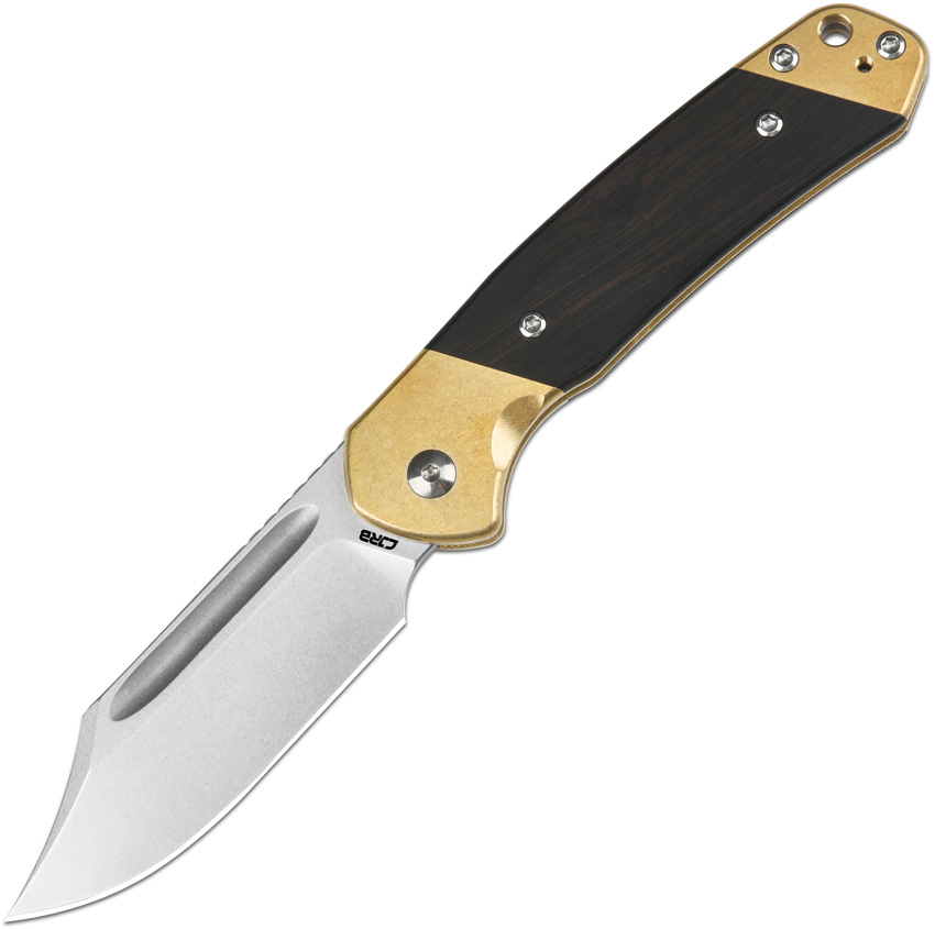 Bowie Pyrite Slip Joint Brass