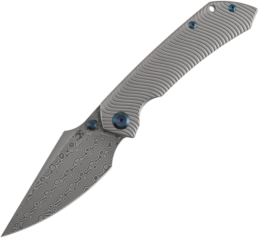 Fenrir Framelock Damascus