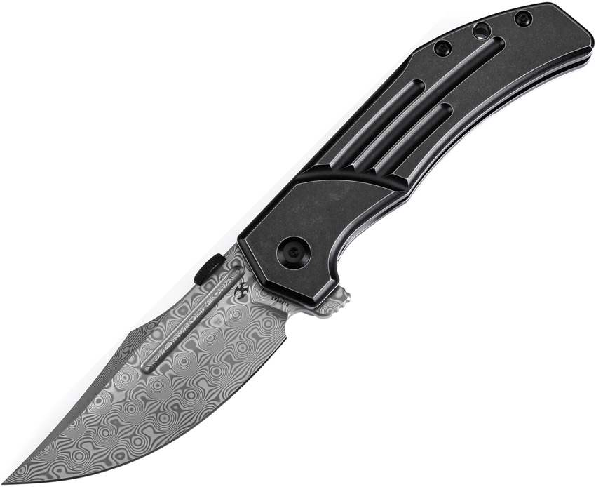 Orion Framelock BW Damascus