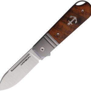 Ahoy Framelock Ironwood