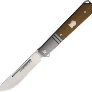 Flatline Framelock Tan G10