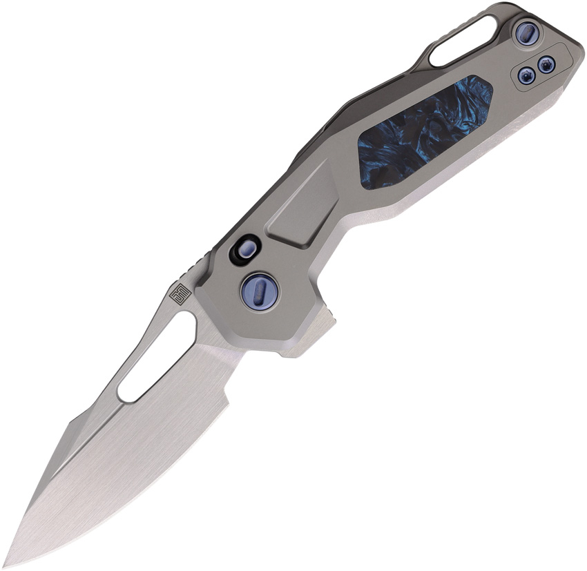 Mini Griffin Button Lock Blue