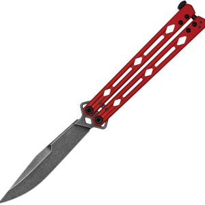 Lucha Butterfly Knife Red