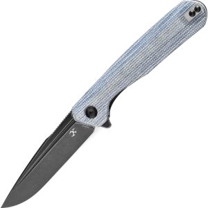 Qilin Linerlock Blue Micarta