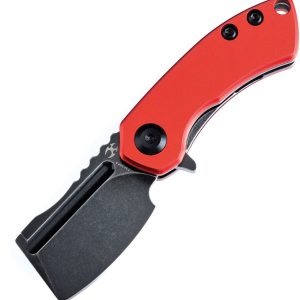 Mini Korvid Linerlock Red G10