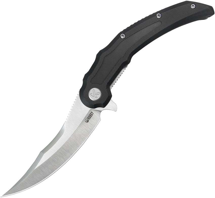 Wave Crest Linerlock Black G10