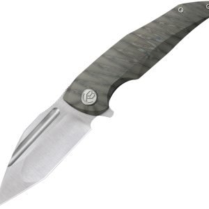 Navigator framelock. Flamed Ti
