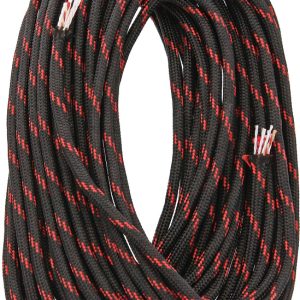 FireCord 25ft Black/Red Line