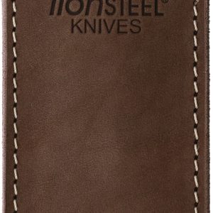 Vertical Leather Sheath Brn