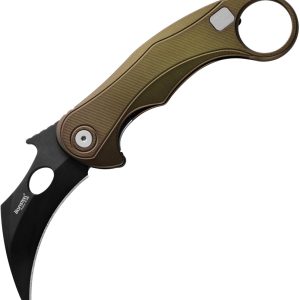 LEone Mid Framelock Grn PVD
