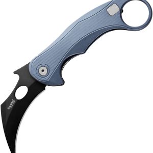 LEone Mid Framelock Blue PVD
