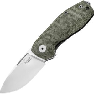 Nano Framelock Green Micarta