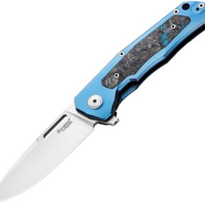 Q4TTRO Framelock Blue Ti