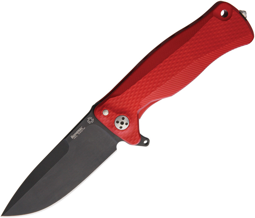 SR11 Black Red Framelock