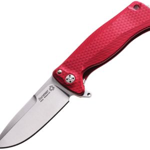 SR22 Framelock Red Satin