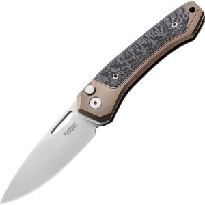 Twain Button Lock CF Brn