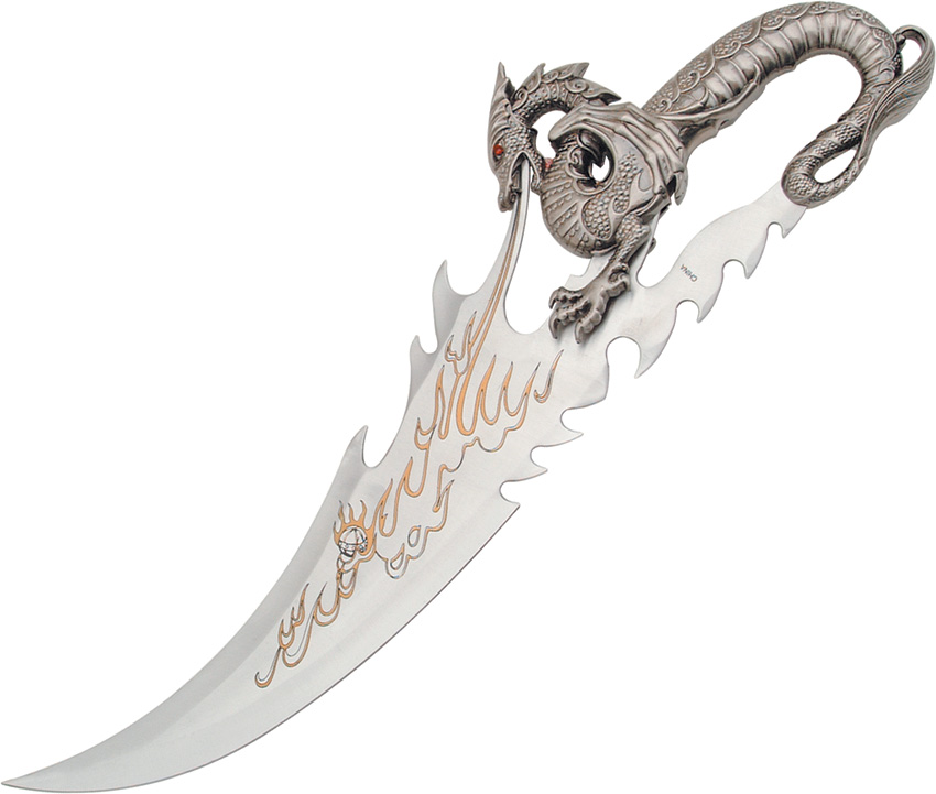Fire Dragon Fantasy Knife
