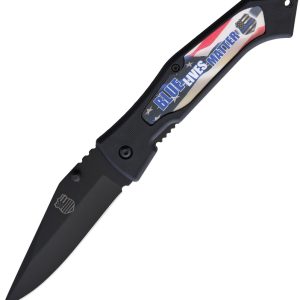 Blue Lives Matter Linerlock