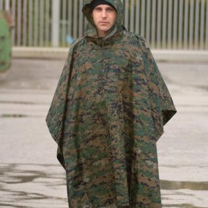 Digital WL Camo Ripstop Poncho